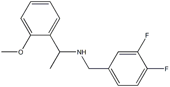 [(3,4-difluorophenyl)methyl][1-(2-methoxyphenyl)ethyl]amine Struktur