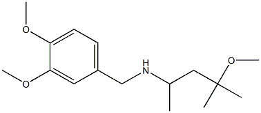 [(3,4-dimethoxyphenyl)methyl](4-methoxy-4-methylpentan-2-yl)amine Struktur