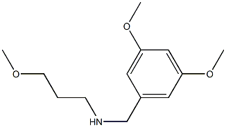 [(3,5-dimethoxyphenyl)methyl](3-methoxypropyl)amine Struktur