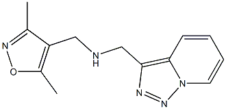 [(3,5-dimethyl-1,2-oxazol-4-yl)methyl]({[1,2,4]triazolo[3,4-a]pyridin-3-ylmethyl})amine Struktur