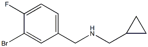 [(3-bromo-4-fluorophenyl)methyl](cyclopropylmethyl)amine Struktur