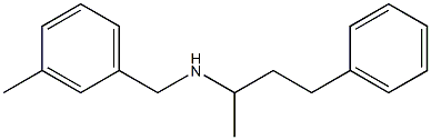 [(3-methylphenyl)methyl](4-phenylbutan-2-yl)amine Struktur