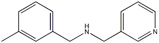 [(3-methylphenyl)methyl](pyridin-3-ylmethyl)amine Struktur