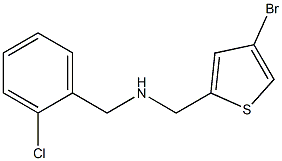 [(4-bromothiophen-2-yl)methyl][(2-chlorophenyl)methyl]amine Struktur