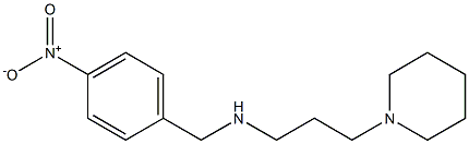 [(4-nitrophenyl)methyl][3-(piperidin-1-yl)propyl]amine Struktur