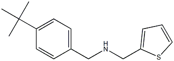 [(4-tert-butylphenyl)methyl](thiophen-2-ylmethyl)amine Struktur