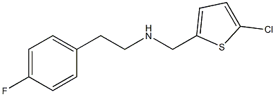 [(5-chlorothiophen-2-yl)methyl][2-(4-fluorophenyl)ethyl]amine Struktur