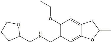 [(5-ethoxy-2-methyl-2,3-dihydro-1-benzofuran-6-yl)methyl](oxolan-2-ylmethyl)amine Struktur