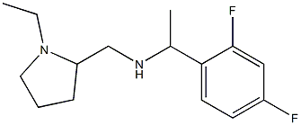 [1-(2,4-difluorophenyl)ethyl][(1-ethylpyrrolidin-2-yl)methyl]amine Struktur