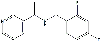 [1-(2,4-difluorophenyl)ethyl][1-(pyridin-3-yl)ethyl]amine Struktur