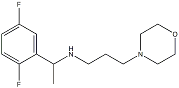 [1-(2,5-difluorophenyl)ethyl][3-(morpholin-4-yl)propyl]amine Struktur