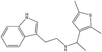 [1-(2,5-dimethylthiophen-3-yl)ethyl][2-(1H-indol-3-yl)ethyl]amine Struktur