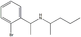 [1-(2-bromophenyl)ethyl](pentan-2-yl)amine Struktur