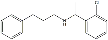 [1-(2-chlorophenyl)ethyl](3-phenylpropyl)amine Struktur