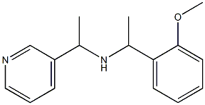 [1-(2-methoxyphenyl)ethyl][1-(pyridin-3-yl)ethyl]amine Struktur