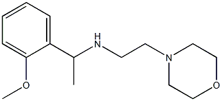 [1-(2-methoxyphenyl)ethyl][2-(morpholin-4-yl)ethyl]amine Struktur