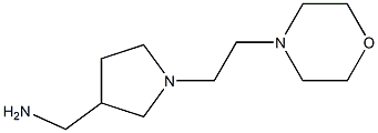 [1-(2-morpholin-4-ylethyl)pyrrolidin-3-yl]methylamine Struktur