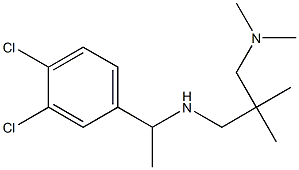 [1-(3,4-dichlorophenyl)ethyl]({2-[(dimethylamino)methyl]-2-methylpropyl})amine Struktur