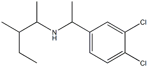 [1-(3,4-dichlorophenyl)ethyl](3-methylpentan-2-yl)amine Struktur