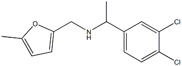 [1-(3,4-dichlorophenyl)ethyl][(5-methylfuran-2-yl)methyl]amine Struktur