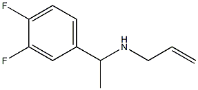 [1-(3,4-difluorophenyl)ethyl](prop-2-en-1-yl)amine Struktur