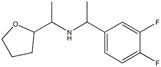 [1-(3,4-difluorophenyl)ethyl][1-(oxolan-2-yl)ethyl]amine Struktur