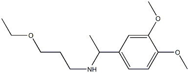 [1-(3,4-dimethoxyphenyl)ethyl](3-ethoxypropyl)amine Struktur