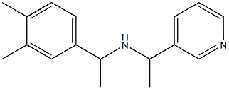 [1-(3,4-dimethylphenyl)ethyl][1-(pyridin-3-yl)ethyl]amine Struktur