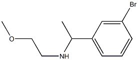 [1-(3-bromophenyl)ethyl](2-methoxyethyl)amine Struktur