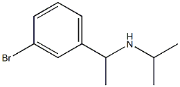 [1-(3-bromophenyl)ethyl](propan-2-yl)amine Struktur