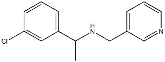 [1-(3-chlorophenyl)ethyl](pyridin-3-ylmethyl)amine Struktur