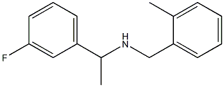 [1-(3-fluorophenyl)ethyl][(2-methylphenyl)methyl]amine Struktur