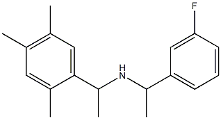 [1-(3-fluorophenyl)ethyl][1-(2,4,5-trimethylphenyl)ethyl]amine Struktur