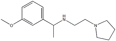 [1-(3-methoxyphenyl)ethyl][2-(pyrrolidin-1-yl)ethyl]amine Struktur