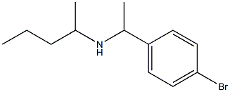 [1-(4-bromophenyl)ethyl](pentan-2-yl)amine Struktur