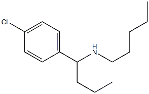 [1-(4-chlorophenyl)butyl](pentyl)amine Struktur