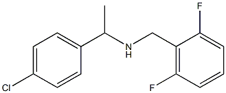 [1-(4-chlorophenyl)ethyl][(2,6-difluorophenyl)methyl]amine Struktur