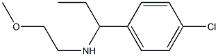 [1-(4-chlorophenyl)propyl](2-methoxyethyl)amine Struktur