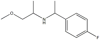 [1-(4-fluorophenyl)ethyl](1-methoxypropan-2-yl)amine Struktur