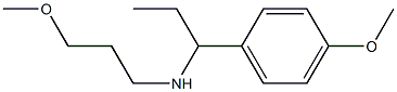 [1-(4-methoxyphenyl)propyl](3-methoxypropyl)amine Struktur