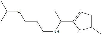 [1-(5-methylfuran-2-yl)ethyl][3-(propan-2-yloxy)propyl]amine Struktur