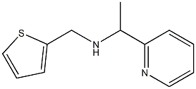 [1-(pyridin-2-yl)ethyl](thiophen-2-ylmethyl)amine Struktur