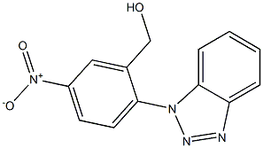 [2-(1H-1,2,3-benzotriazol-1-yl)-5-nitrophenyl]methanol Struktur