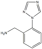 [2-(1H-1,2,4-triazol-1-yl)phenyl]methanamine Struktur