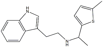 [2-(1H-indol-3-yl)ethyl][1-(5-methylthiophen-2-yl)ethyl]amine Struktur