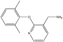 [2-(2,6-dimethylphenoxy)pyridin-3-yl]methylamine Struktur