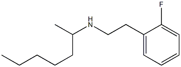 [2-(2-fluorophenyl)ethyl](heptan-2-yl)amine Struktur