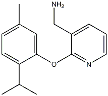 [2-(2-isopropyl-5-methylphenoxy)pyridin-3-yl]methylamine Struktur