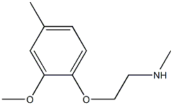 [2-(2-methoxy-4-methylphenoxy)ethyl](methyl)amine Struktur