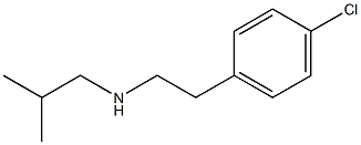 [2-(4-chlorophenyl)ethyl](2-methylpropyl)amine Struktur